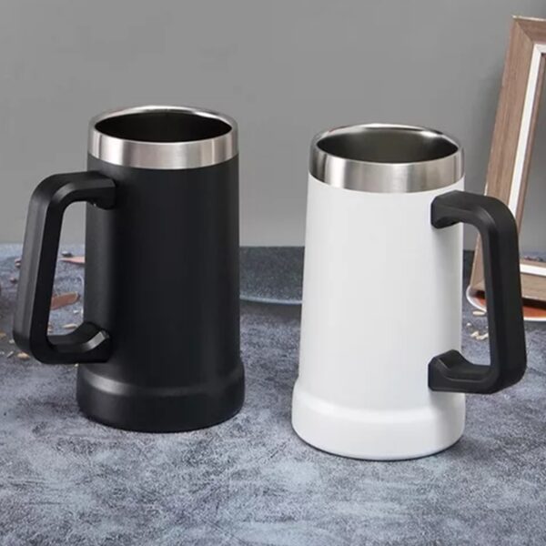 CANECA TÉRMICA EM INOX COM ALÇA 710 ML - Image 5