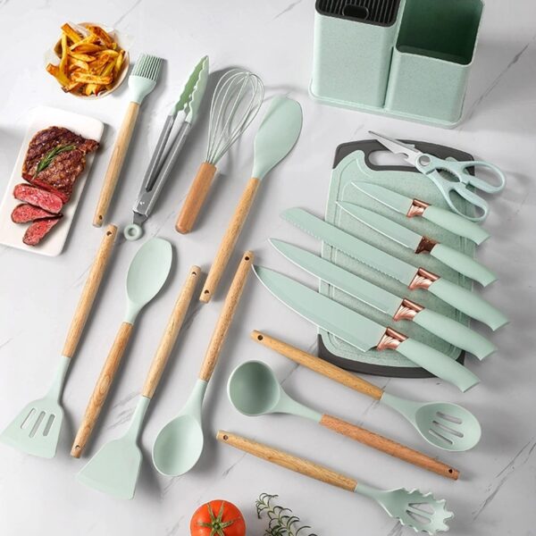 KIT DE UTENSÍLIOS DE COZINHA COM 19 PEÇAS - Image 9