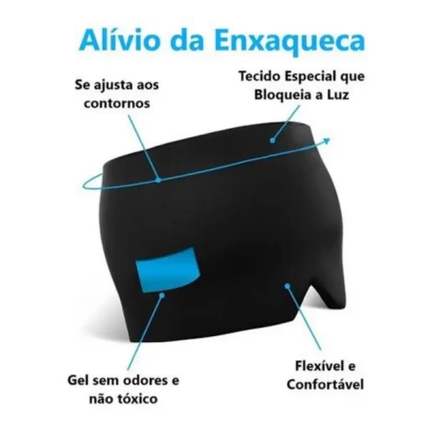 MASCARA TOUCA TÉRMICA DE GEL PARA ALÍVIO DE ENXAQUECA - Image 7