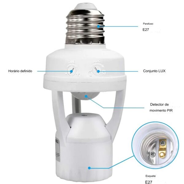 LÂMPADA COM SENSOR DE PRESENÇA - Image 3