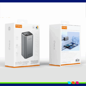 CARREGADOR PORTÁTIL DUPLO A'GOLD 65W