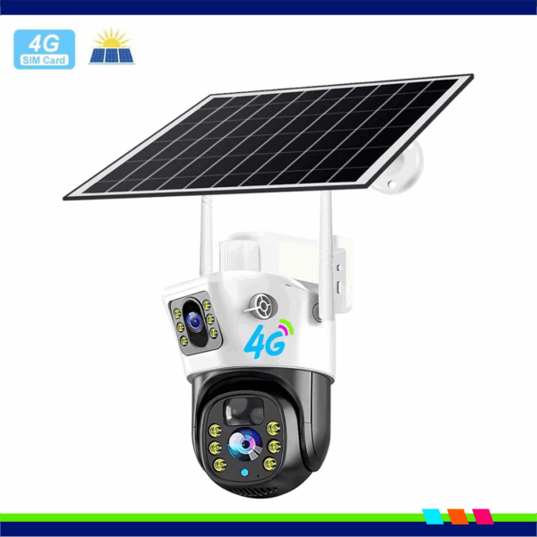CÂMERA DUPLA SOLAR V381
