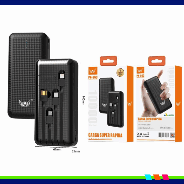 CARREGADOR PORTÁTIL ALTOMEX 10000