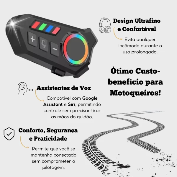 FONE PARA CAPACETE INTERCOMUNICADOR - Image 7
