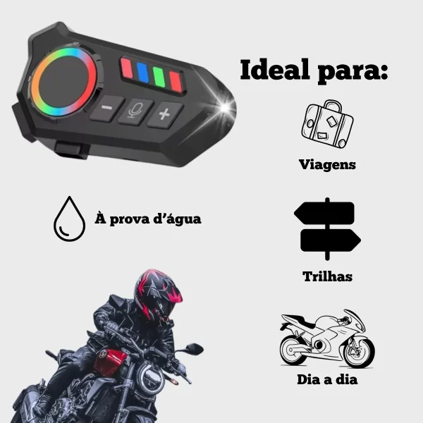 FONE PARA CAPACETE INTERCOMUNICADOR - Image 4