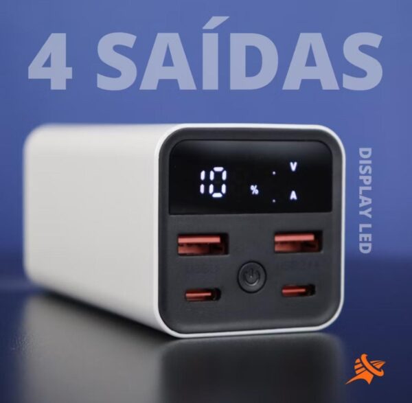CARREGADOR PORTÁTIL DUPLO A'GOLD 65W - Image 2