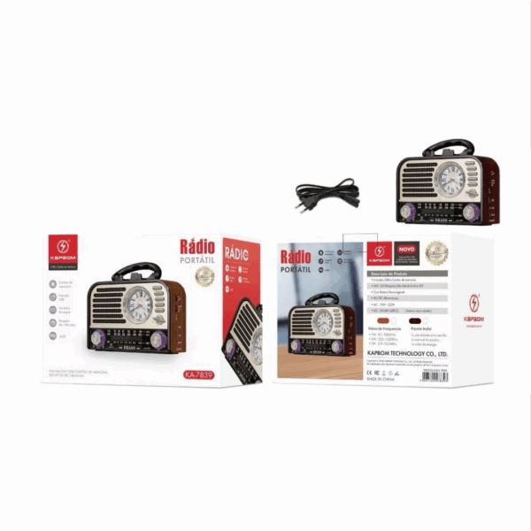 RÁDIO RETRÔ KA-7839 - Image 3