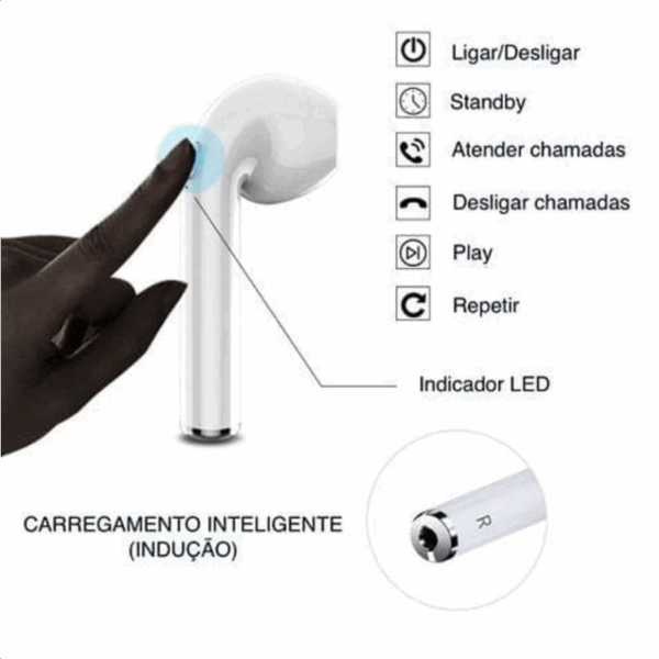 FONE BLUETOOTH i12 - Image 3