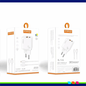CARREGADOR A'GOLD TURBO 9.1A iPHONE
